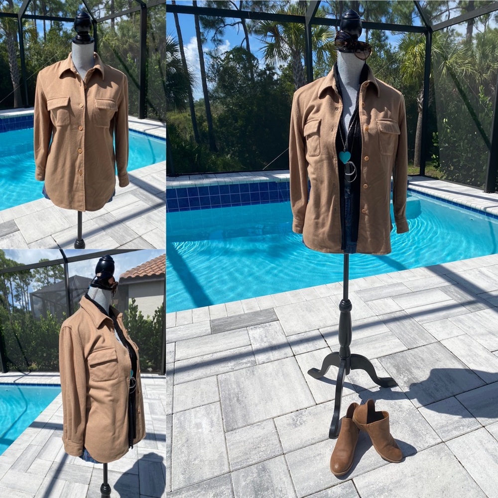 Calvin Klein wool blend shirt. Sz. Small